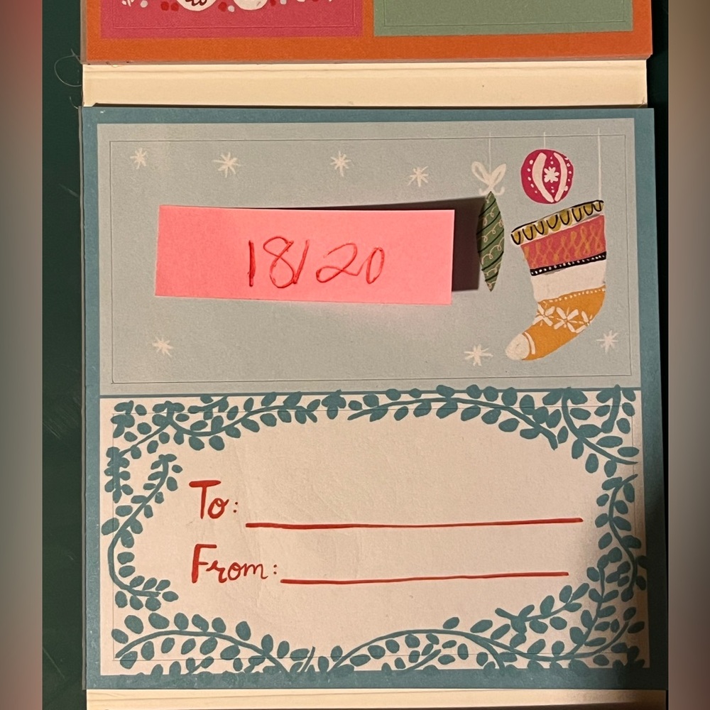 Anthropologie Christmas Gift Labels x 2 - Picture 5 of 11